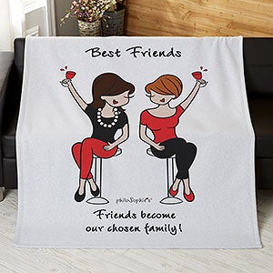 Best Friends philoSophie's Personalized 50x60 Sweatshirt Blanket