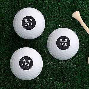 Lavish Groomsmen Wedding Personalized Golf Balls