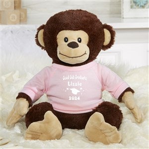 Congrats! Grad Personalized Plush Monkey