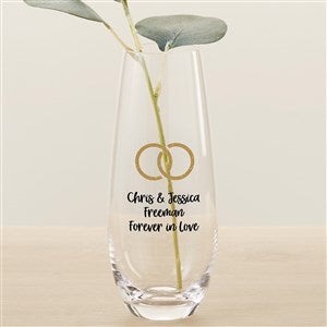 Choose Your Icon Personalized Wedding Printed Bud Vase