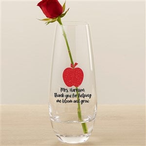 Choose Your Icon Personalized Printed Teacher Bud Vase