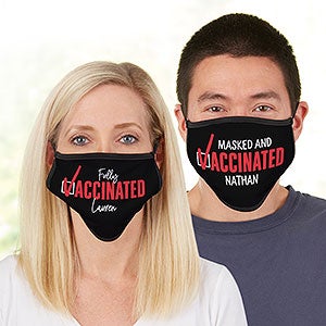 Vaccinated Personalized Adult Face Mask