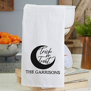 Spellbinding Halloween Personalized Flour Sack Towels