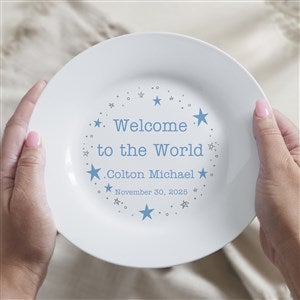 Twinkle Baby Boy Personalized Keepsake Plate