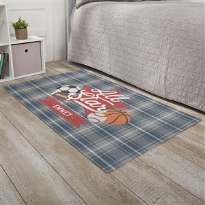 All-Star Sports Baby Personalized Nursery Area Rug 2.5x4