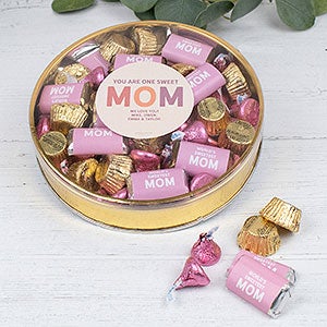 You Are One Sweet Mom Personalized Large Hershey's & Reese's Mix Tin