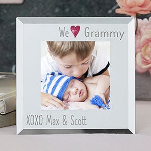 I Heart... Personalized Glass Mini Frame