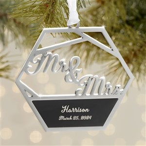 Wedding Couple Personalized Premium Wedding Ornament