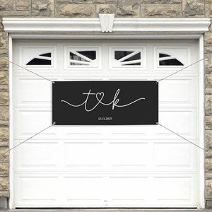 Drawn Together By Love Personalized Party Banner - 20x48