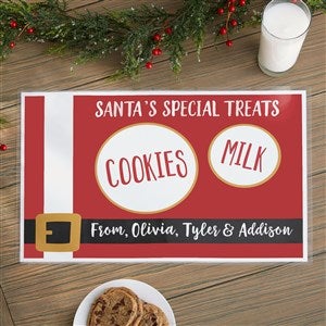 Santa Claus Personalized Laminated Christmas Kids Placemat