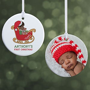 Precious Moments 1st Year Photo Ornament - 2 Sided Glossy