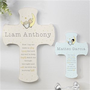 Precious Moments Bedtime Baby Boy Personalized Cross - 32608