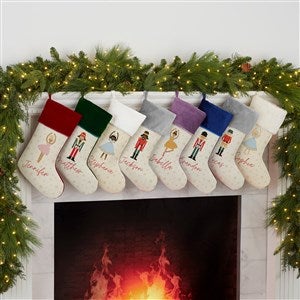 Sugarplum & Nutcracker Personalized Kids Stockings