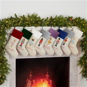 Sugarplum & Nutcracker Personalized Kids Stockings