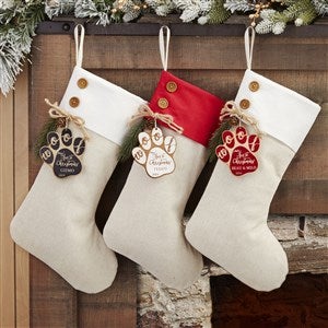 Happy Howl-idays Personalized Dog Christmas Stockings - 32715