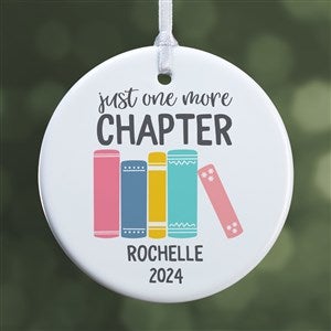Book Club Personalized Ornament - 1 Sided Glossy