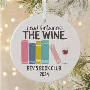 Book Club Personalized Ornament - 1 Sided Matte