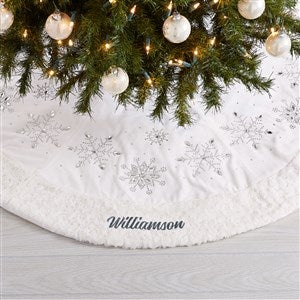 Season's Sparkle Personalized Tree Skirt