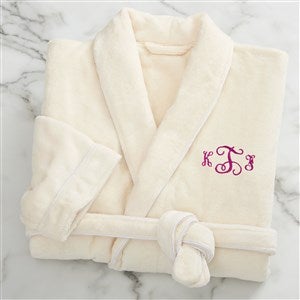 Classic Comfort Personalized Luxury Cream Spa Robe-32777-C