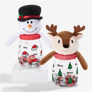Christmas Icon Personalized Candy Jar - 32803
