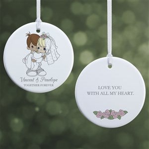 Precious Moments Wedding Ornament - 2 Sided Glossy