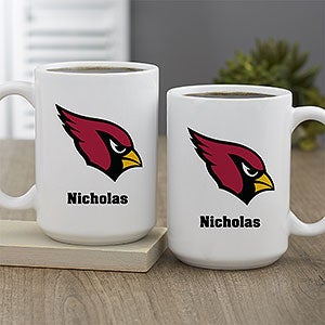 NFL Arizona Cardinals Personalized Coffee Mug 15 oz. - White