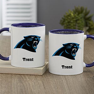 NFL Carolina Panthers Personalized Coffee Mug 11oz. - Blue