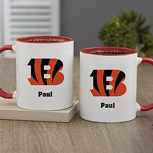 NFL Cincinnati Bengals Personalized Coffee Mug 11oz. - Red