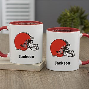 NFL Cleveland Browns Personalized Coffee Mug 11oz Red