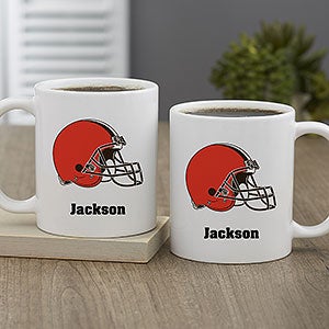 NFL Cleveland Browns Personalized Coffee Mug 11oz White