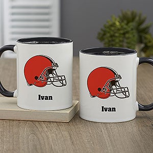 NFL Cleveland Browns Personalized Coffee Mug 11oz Black