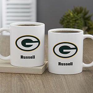 NFL Green Bay Packers Personalized Coffee Mug 11oz White