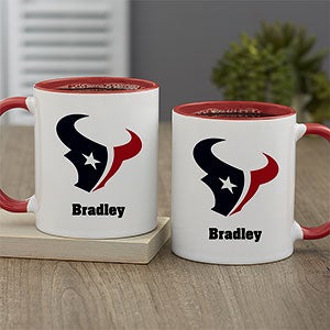 NFL Houston Texans Personalized Coffee Mug 11oz. - Red