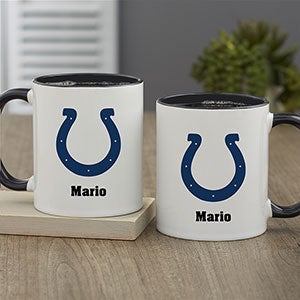 NFL Indianapolis Colts Personalized Coffee Mug 11oz. - Black