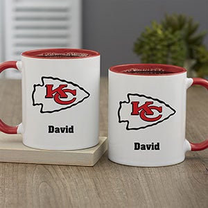 NFL Kansas City Chiefs Personalized Coffee Mug 11oz Red