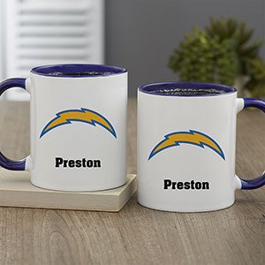 NFL Los Angeles Chargers Personalized Coffee Mug 11oz - Blue