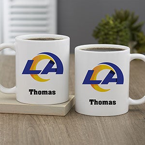 NFL Los Angeles Rams Personalized Coffee Mug 11oz White