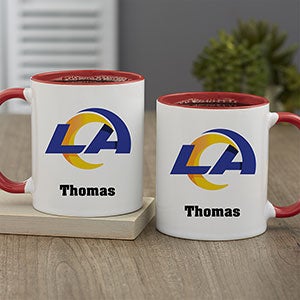 NFL Los Angeles Rams Personalized Coffee Mug 11oz Red