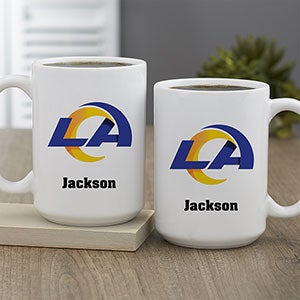 NFL Los Angeles Rams Personalized Coffee Mug 15oz White