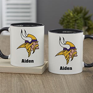 NFL Minnesota Vikings Personalized Coffee Mug 11oz Black