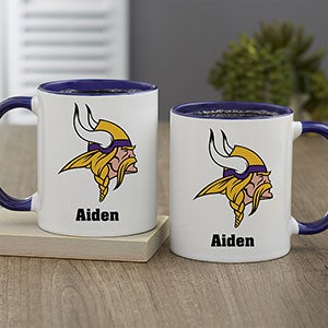 NFL Minnesota Vikings Personalized Coffee Mug 11oz Blue
