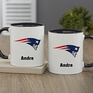 NFL New England Patriots Personalized Coffee Mug 11oz Black