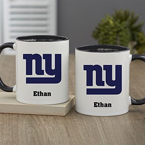 NFL New York Giants Personalized Coffee Mug 11oz. - Black - #32956-B