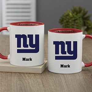 NFL New York Giants Personalized Coffee Mug 11oz Red