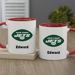 NFL New York Jets Personalized Coffee Mug 11oz. - Red