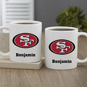 NFL San Francisco 49ers Personalized Coffee Mug 11oz White