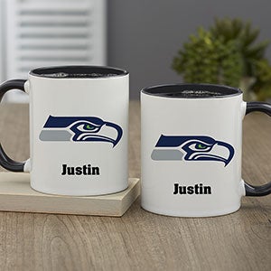 NFL Seattle Seahawks Personalized Coffee Mug 11oz Black