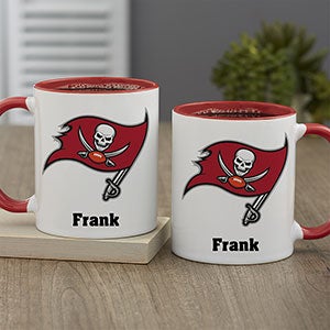 NFL Tampa Bay Buccaneers Personalized Coffee Mug 11oz Red