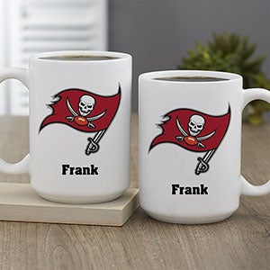 NFL Tampa Bay Buccaneers Personalized Coffee Mug 15oz White