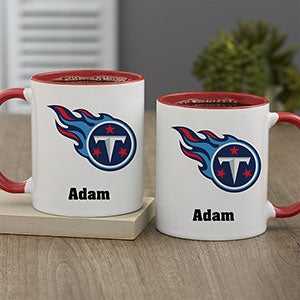NFL Tennessee Titans Personalized Coffee Mug 11oz. - Red